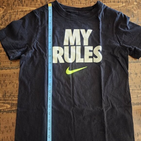 Nike Boy's "My Rules" Short Sleeve T-Shirt - Picture 3 of 11